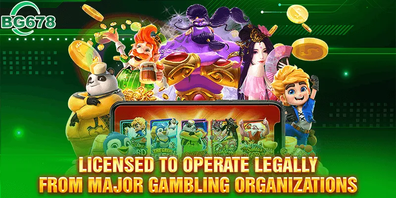 Licensed to operate legally from major gambling organizations