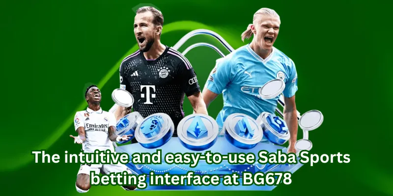 The intuitive and easy-to-use Saba Sports betting interface at BG678