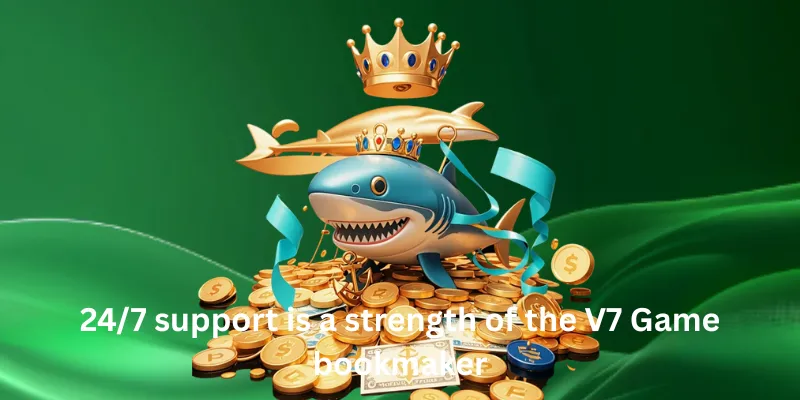 24/7 support is a strength of the V7 Game bookmaker